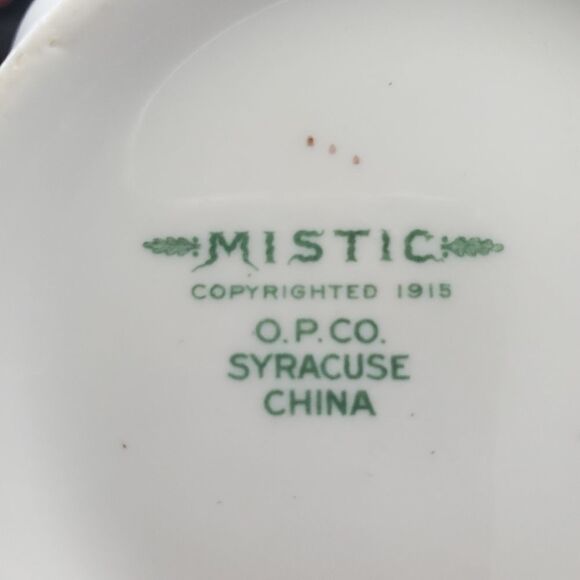 TEAPOT VINTAGE SYRACUSE BLUE MISTIC PATTERN - Picture 4 of 6